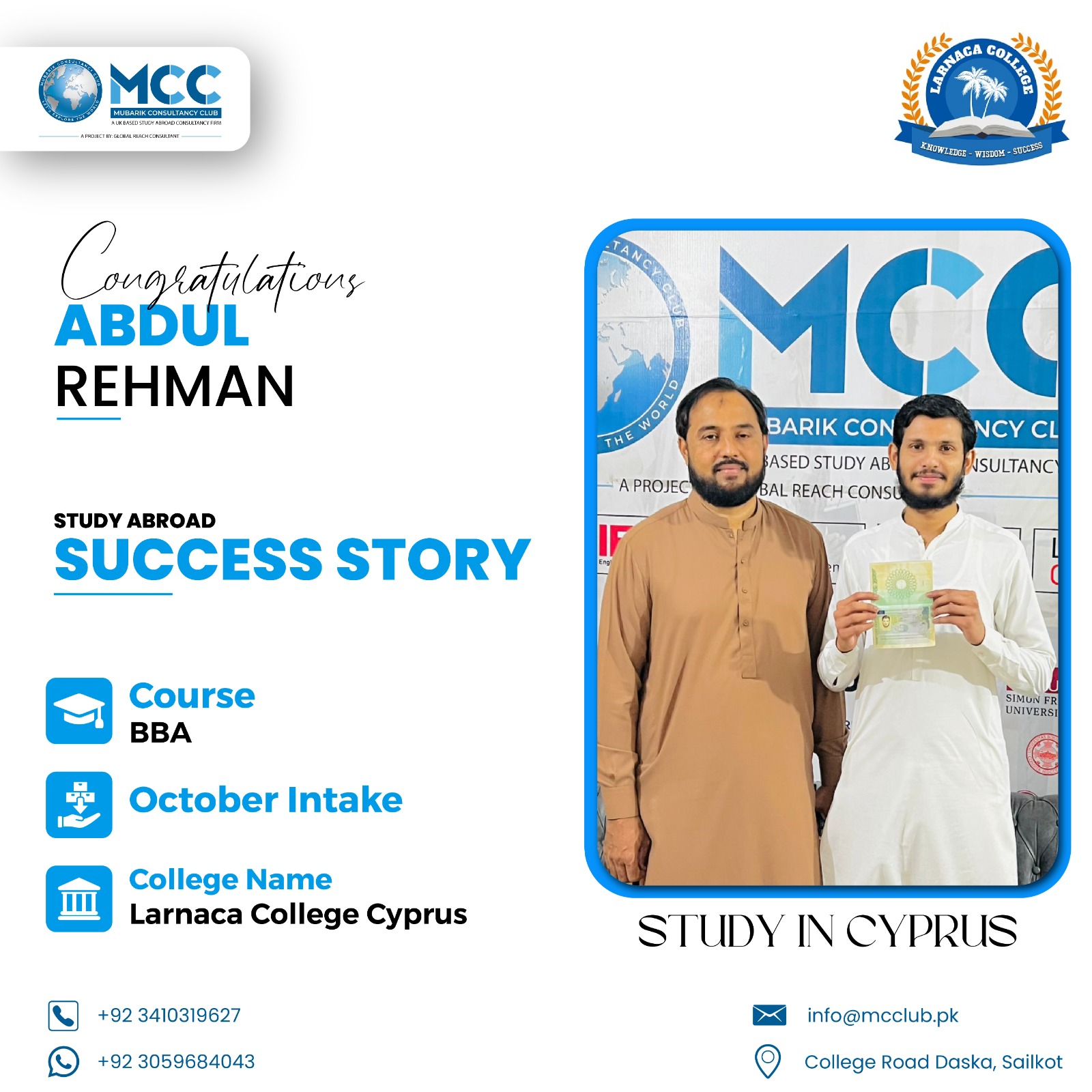 Visa success 8